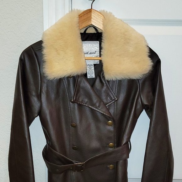 Bomber jacket, size M, dark brown - Picture 1 of 5